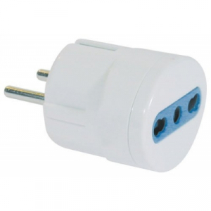 ADATT SPINA SCHUKO  PRESA 10/16A+T BIANCO