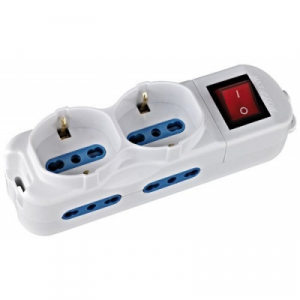 MULTIPRESA 6POSTI 10/162 SCHUKO