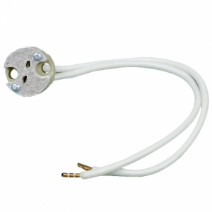 PORTALAMPADE G6.35 CON TERMINALI A FILO 