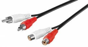 PROLUNGA STEREO 2 RCA, 2,5MT