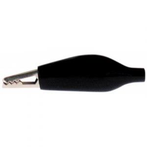 PINZA A COCCODRILLO NERA PICCOLA 27mm