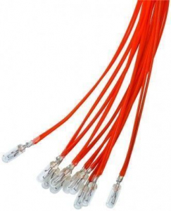 LAMPADA SUB MINIATURA, 0,72W - ROSSO0,3 M CAVO, 12V (DC), 60MA - T1¼