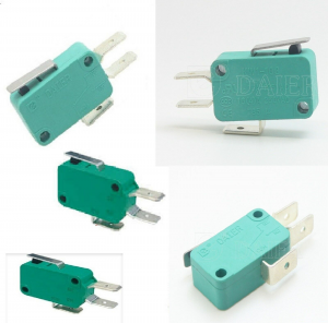 MICROSWITCH DEVIATORE INTERRUTTORE 16A 250VAC CON LEVA CORTA 14mm