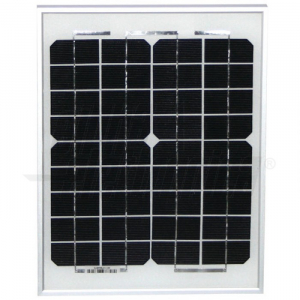 PANNELLO SOLARE FOTOVOLTAICO MONOCRISTALLINO 0,5W  21,2V 180X340X25mm