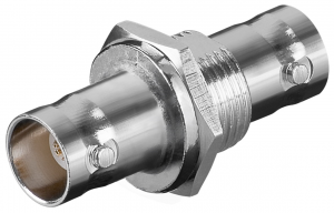 PRESA BNC-BNC FEMMINA FEMMINA DA PANNELLO 50Ohm