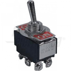 Interruttore deviatore Medio - 2P - DPDT - ON/ON - 10A@250V - 6 term. vite