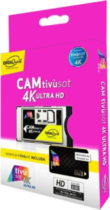 DIGIQUEST CAM TIVùSAT 4K ULTRA HD CON CARD INCLUSA