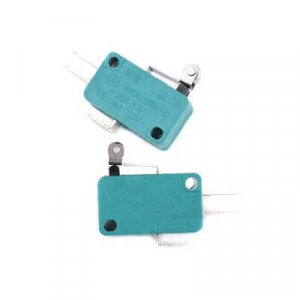 MICROSWITCH DEVIATORE INTERRUTTORE 16A 250VAC CON LEVA CORTA 14mm E ROTELLA
