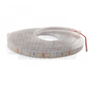 STRISCIA LED 5MT DA ESTERNO IP67 12VDC 4,8W/m 408lm/m 60LED/M 3528 6000K BIANCO FREDDO 12mm