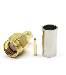 SPINA VOLANTE SMA RG58/U A CRIMPARE