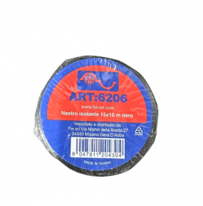 Nastro Isolante 0,13x15x10MT NERO
