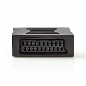 Adattatore SCART | SCART femmina - SCART femmina | Nero
