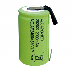 SINGOLA BATTERIA NI-MH 4/5SC 1.2V 2000mAh T.Saldare