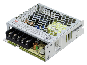 ALIMENTATORE 24VDC 3,2A 76.8W INPUT 85-264VAC 99x97x30mm MEANWELL