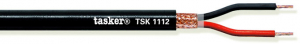 TASKER CAVO PROFESSIONALE PER CASSE ACUSTICHE TONDO SCHERMATO RAME OFC 2X1mm NERO
