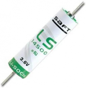 BATTERIA PILA LITIO STILO AA 3,6V 2,6A LS14500 CON REOFORI SAFT