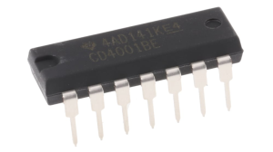 CD4001BE INTEGRATO CMOS NOR GATES HIGH-VOLTAGE QUAD 2 INPUT