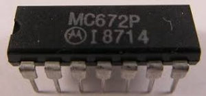 MC672P INTEGRATO QUAD 2 INPUT NAND GATES