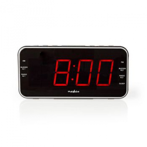 Radiosveglia digitale | LED da 1,8" | FM | 20 stazioni preimpostate | Posponi