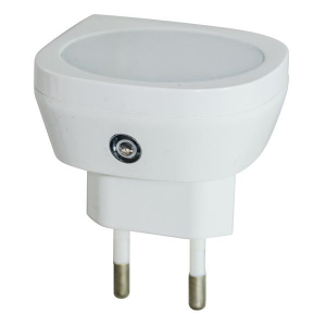 LUCE NOTTE LED 0.5W 230Vac LUCE CALDA, CON SENSORE CREPUSCOLARE