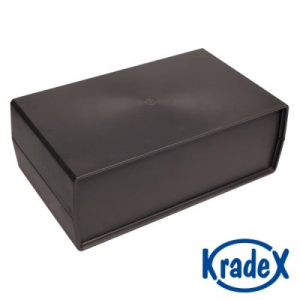 Contenitore plastico con pannelli laterali - 90x148x250 NERO