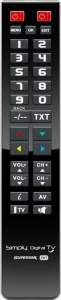 TELECOMANDO PER TV UNIVERSALE 2IN1 SEMPLIFICATO - SUPERIOR