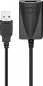 Cavo prolunga attiva USB 2.0, nero 5MT