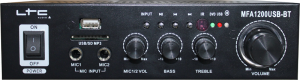 LTC AMPLIFICATORE STEREO CON KARAOKE 2X50W BLUETOOTH Ingressi USB & SD 2x Mic e 1x LINE
