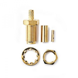 Connettore SMA PRESA REVERSE - Per cavi RG174  Placcato in oro