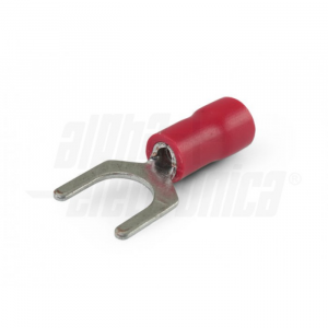 Terminale a forcella preisolato - 6,5mm - Adatto per cavo 0,5-1,5mm²