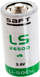 BATTERIA PILA LITIO C MEZZA TORCIA 3,6V 7,7A LS26500 SAFT