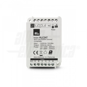 CONTROLLER RGBW 12/24 3AX4 CANALI CON APP WiFi