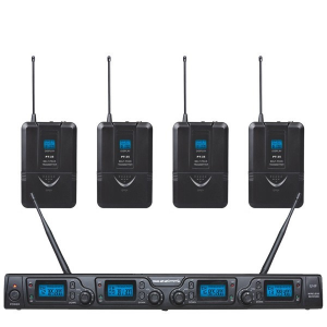 ZZIPP SET 4 RADIOMICROFONI ARCHETTO 16 CANALI UHF PHL