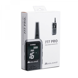 MIDLAND 777 PRO COPPIA RICETRASMITTENTI PMR  446.00625 – 446.19375MHz DIMENSIONI RIDOTTE