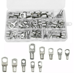 KIT 100  CAPICORDA VARIE MISURE - CAVO DA 6<35mm OCCHIELLO 6-8-10mm