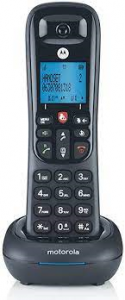 MOTOROLA CD4001 Telefono cordless con blocco delle chiamate e tecnologia vivavoce NERO