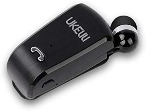 AURICOLARE WIRELESS RETRATTILE CLIP-ON 2IN1