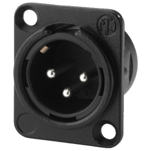 NEUTRIK CONNETTORE XLR 3 POLI MASCHIO DA PANNELLO