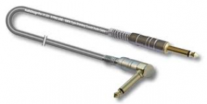 CAVO AUDIO JACK 6,35mm MONO MASCHIO JACK 6,35mm MONO MASCHIO 90° 3mt X-PRO TRIPLA SCHERMATURA AUDIODESIGN