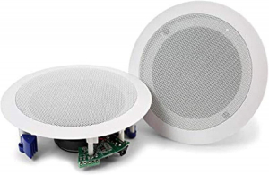 COPPIA ALTOPARLANTI INCASSO SOFFITTO BLUETOOTH DIAMETRO 200MM 2X20W