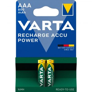 BATTERIA AAA RICARICABILE 800MAH NIMH VARTA