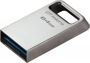 PENDRIVE CHIAVETTA USB 3.2 64GB DataTraveler Micro 200MB/s Metal Gen 1 KINGSTON