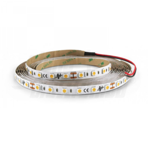 STRISCIA LED 5MT DA INTERNO IP20 24VDC 14,4W/m 1152lm/m 60LED/M 5630 2700K BIANCO CALDO 10mm