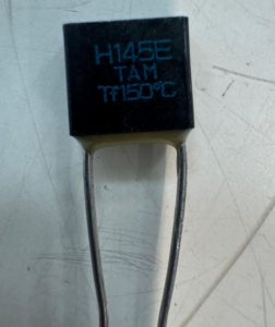 FUSIBILE TERMICO RADIALE 150° 250V 2,5A H145E TAM TF150°C