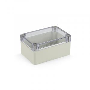 CONTENITORE IN ABS TENUTA STAGNA IP65 100x68x50 GRIGIO CON COPERCHIO TRASPARENTE