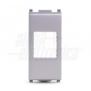 Adattatore per frutti RJ45 per placca Vimar Plana - Grigio
