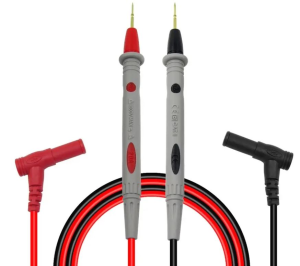 PUNTALI PROFESSIONALI PER TESTER CATIII 1000V 20A LUNGHEZZA 1MT