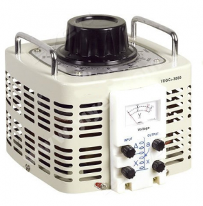 REGOLATORE DI TENSIONE MONOFASE VARIAC DA TAVOLO  3KW IN 220VAC OUT 0-250VAC 16A