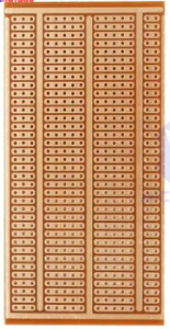 PIASTRA MILLEFORI FR4 MONOFACCIA 100X50 TIPO BREADBOARD
