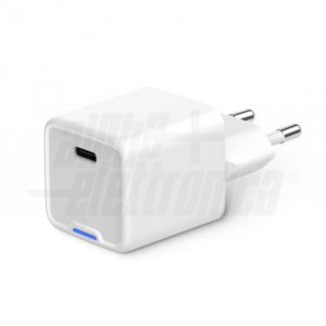 CARICATORE DA MURO TYPE-C GaN 30W PD 3.0 BIANCO